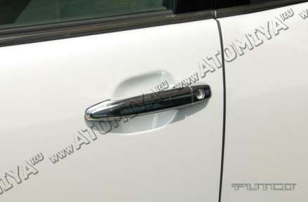 накладки на ручки дверей хром с 2007г. для Lexus GX470 2003-2009
