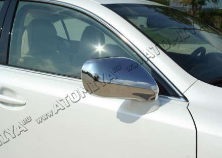 Накладки боковых зеркал, хром для Lexus IS200/250/300 2006-