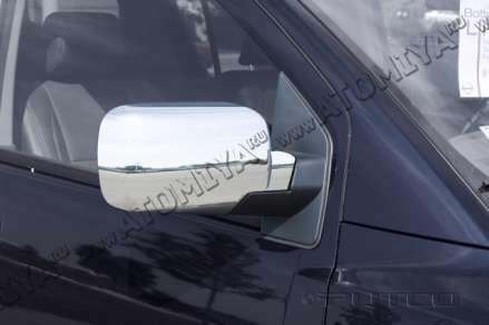 Накладки боковых зеркал, хром для Nissan Titan 2004-