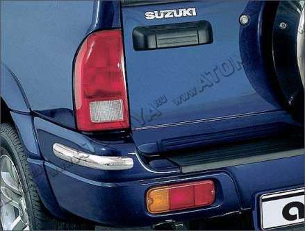 накладка заднего бампера XL7+Grand Vitara для Suzuki (АВТО) Grand Vitara 2001-2005 Пр-во Antec