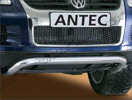 защита переднего бампера 60 мм низкая, нерж. сталь для VW Touareg 2007-2010 Пр-во Antec