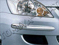 накладки пер бампера нерж сталь для Mitsubishi Lancer 2003-2006 Пр-во Antec