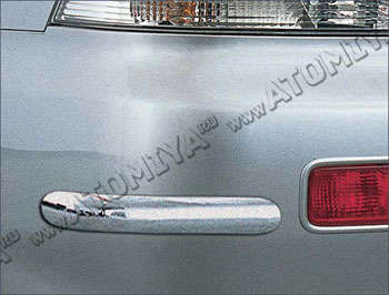 накладки заднего бампера нерж сталь для Mitsubishi Lancer, седан, 2003-2006 Пр-во Antec