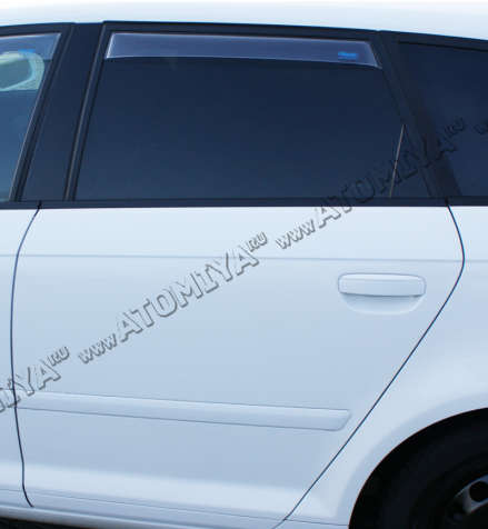 дефлекторы окон задних дверей темные (Комби 5дв 2003-) для Toyota Avensis T25 2003-2008