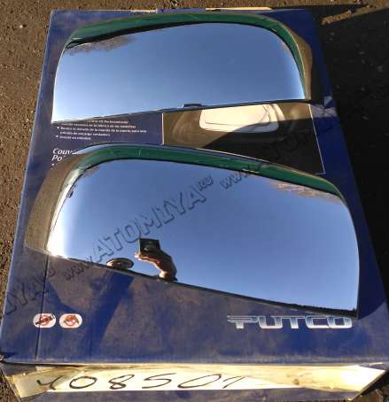 Накладки боковых зеркал, хром.(на зеркала без поворовника) Hyundai Santa FE 2006-2009